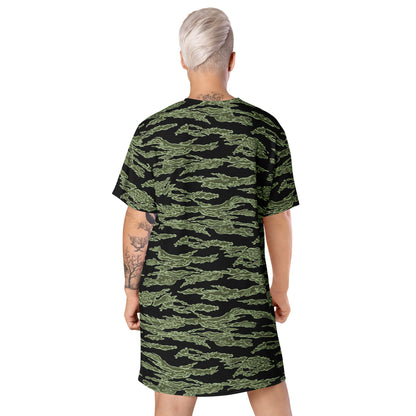 American Tiger Stripe Highland Jungle CAMO T-shirt dress - Womens T-Shirt Dress