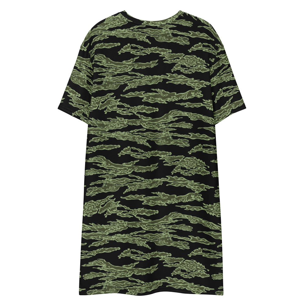 American Tiger Stripe Highland Jungle CAMO T-shirt dress - Womens T-Shirt Dress