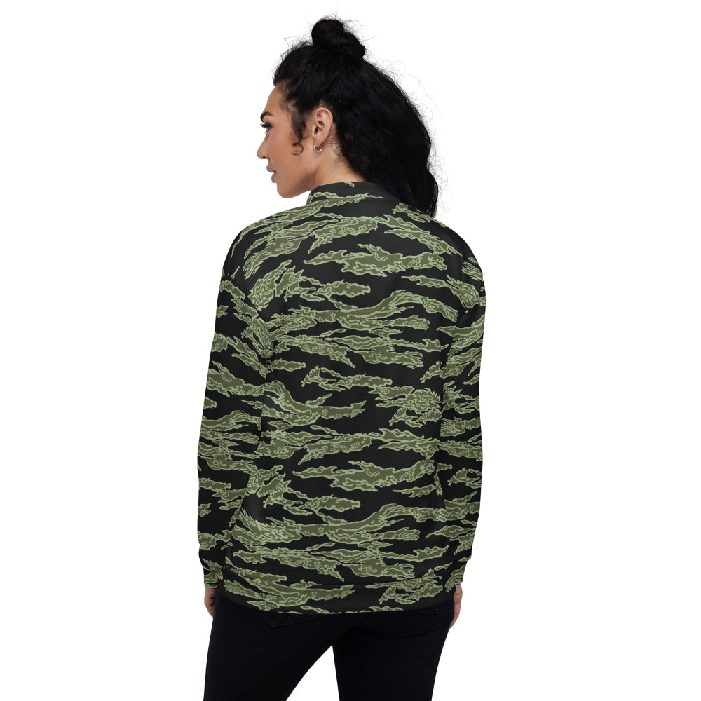 American Tiger Stripe Highland Jungle CAMO Unisex Bomber Jacket