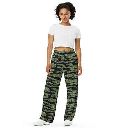 American Tiger Stripe Highland Jungle CAMO unisex wide-leg pants - Unisex Wide-Leg Pants