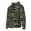 American Tiger Stripe Highland Jungle CAMO Unisex zip hoodie - 2XS