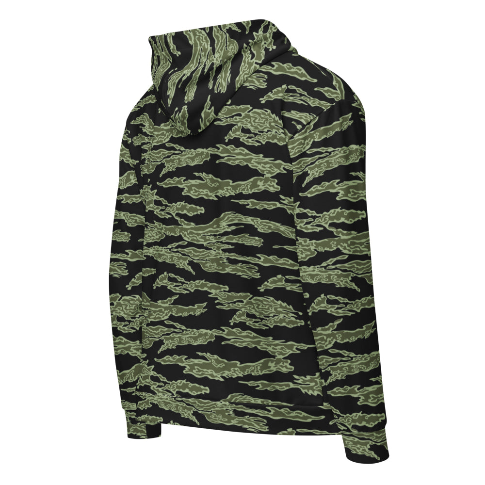 American Tiger Stripe Highland Jungle CAMO Unisex zip hoodie - Zip Hoodie