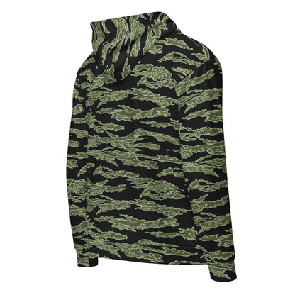 American Tiger Stripe Highland Jungle CAMO Unisex zip hoodie - Zip Hoodie