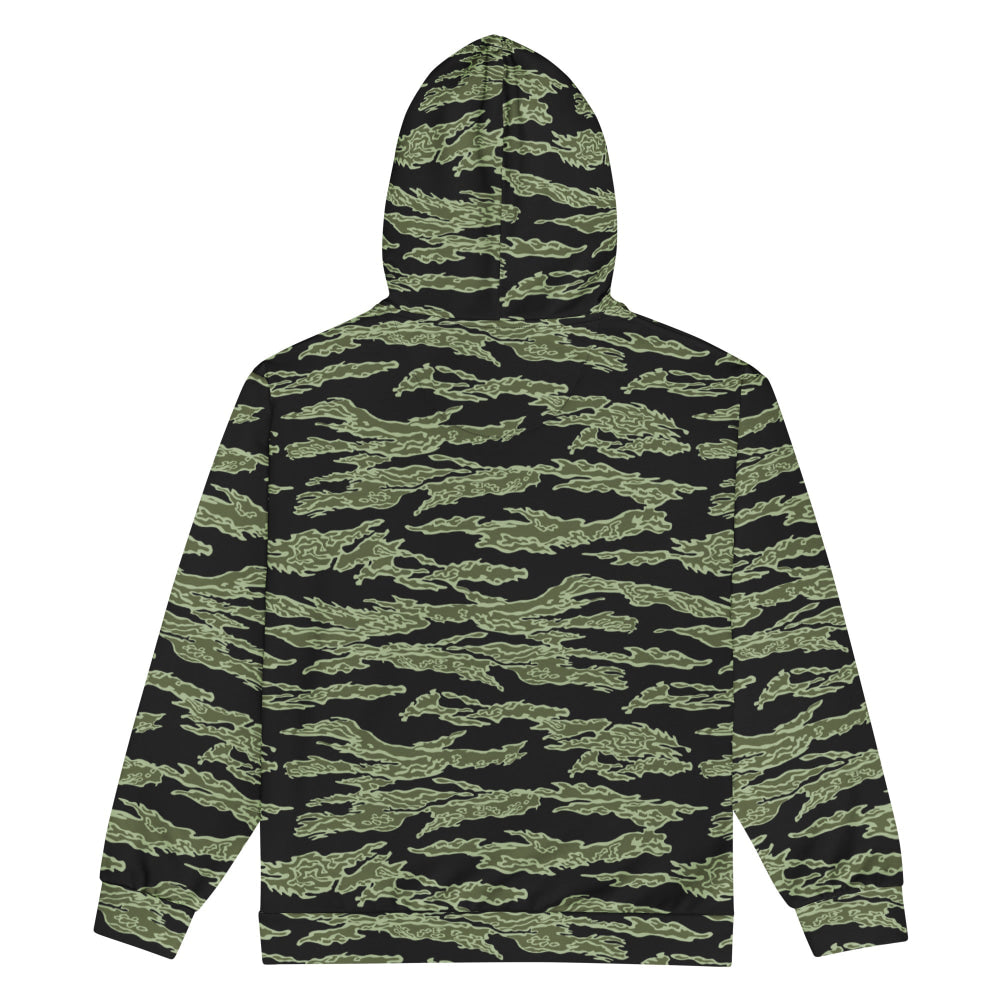 American Tiger Stripe Highland Jungle CAMO Unisex zip hoodie - Zip Hoodie