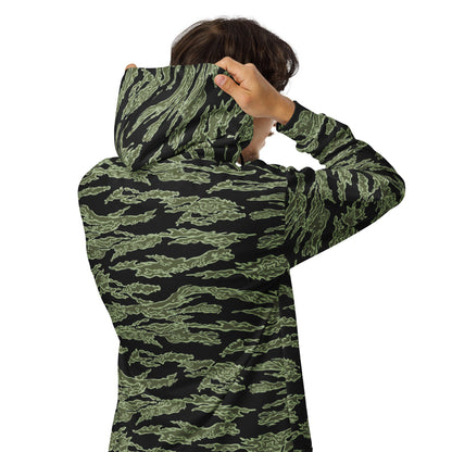 American Tiger Stripe Highland Jungle CAMO Unisex zip hoodie - Zip Hoodie