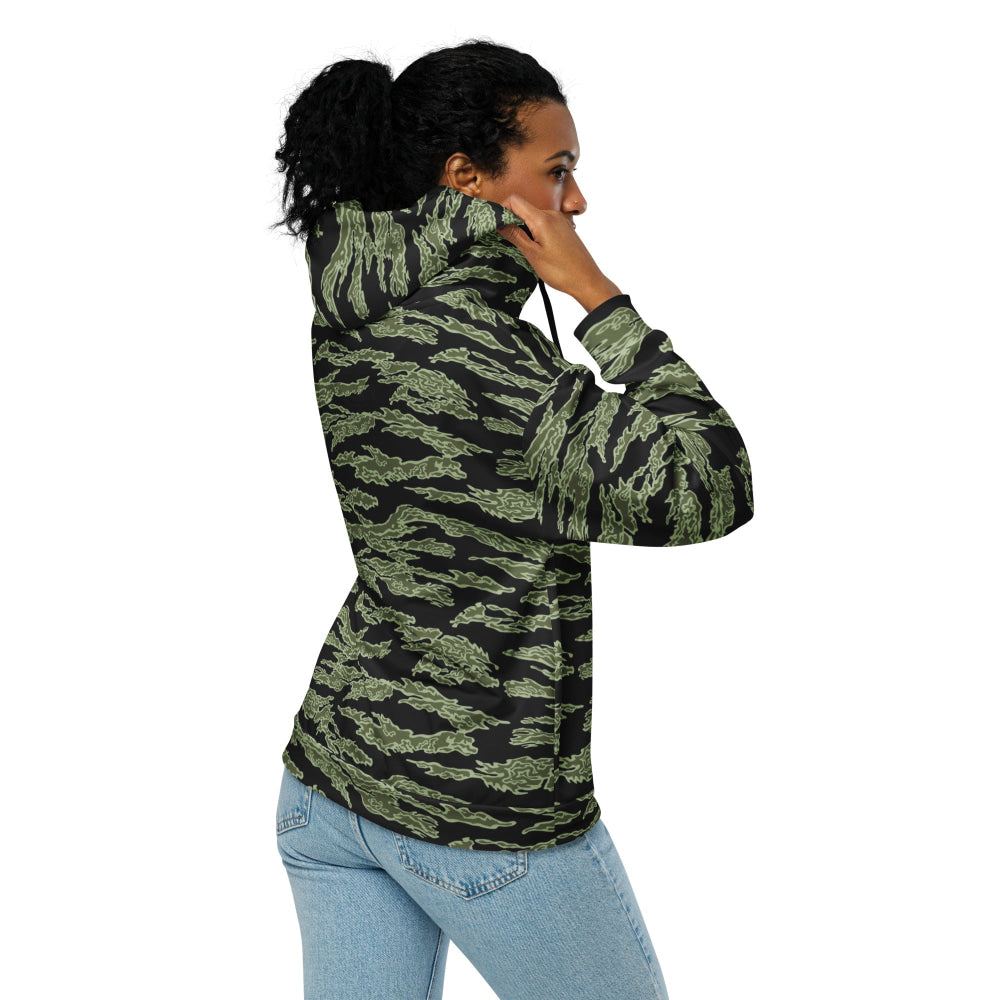 American Tiger Stripe Highland Jungle CAMO Unisex zip hoodie - Zip Hoodie