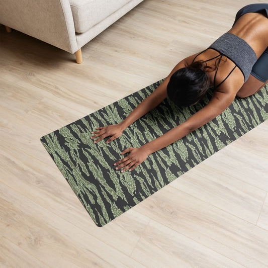 American Tiger Stripe Highland Jungle CAMO Yoga mat