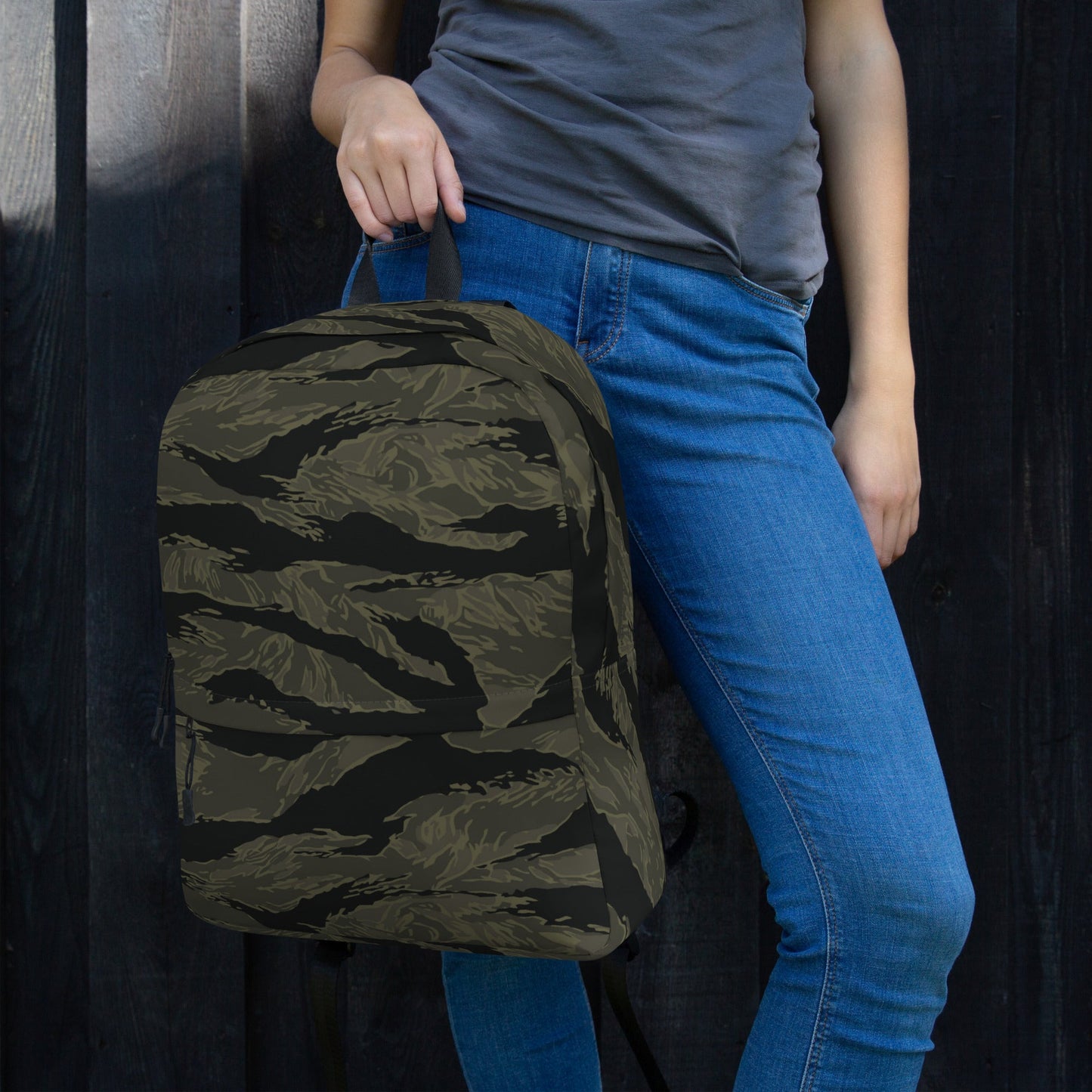 American Tiger Stripe Highland Triple Canopy CAMO Backpack