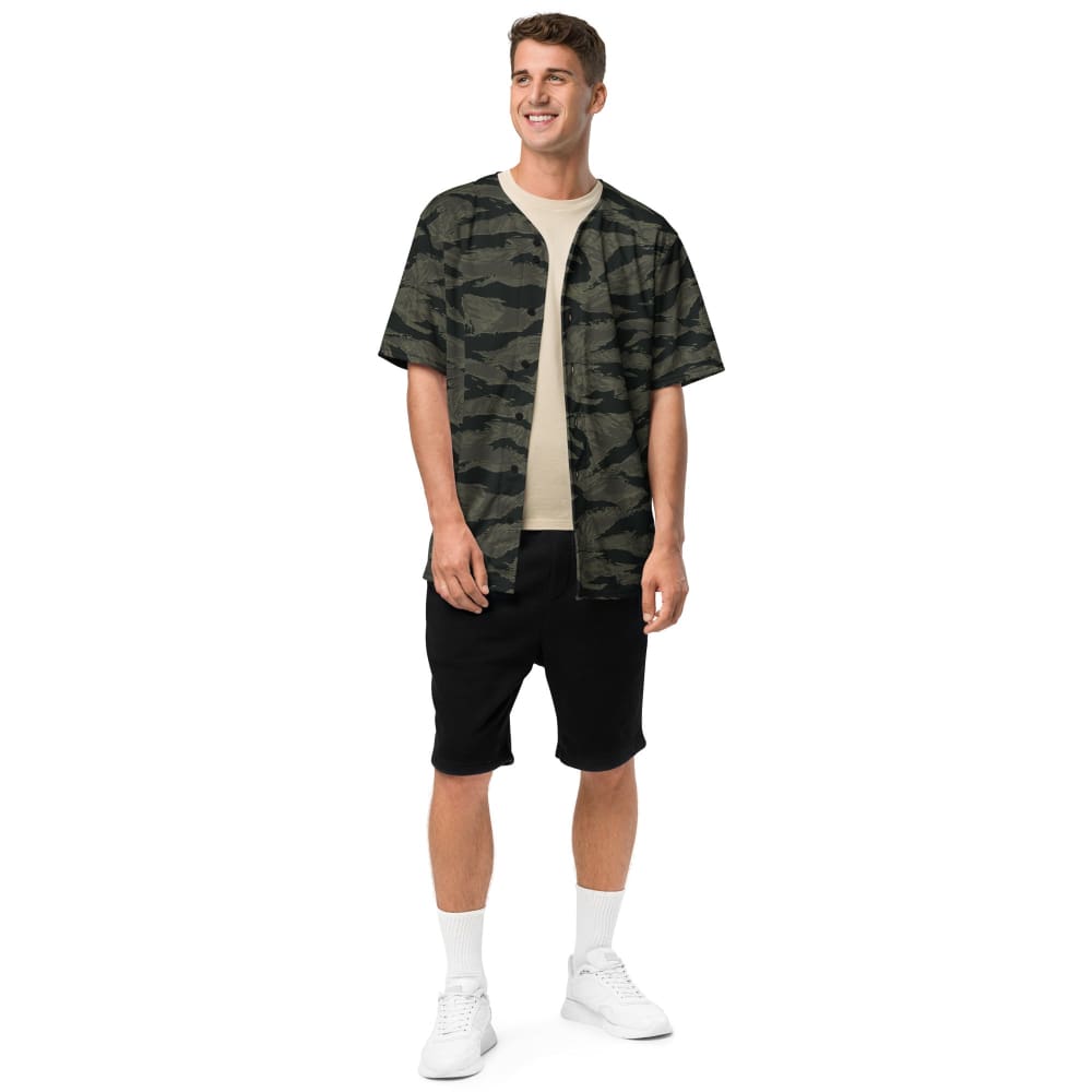 American Tiger Stripe Highland Triple Canopy CAMO baseball jersey - Baseball Jersey