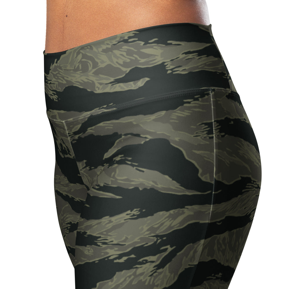 American Tiger Stripe Highland Triple Canopy CAMO Flare leggings - Womens Leggings