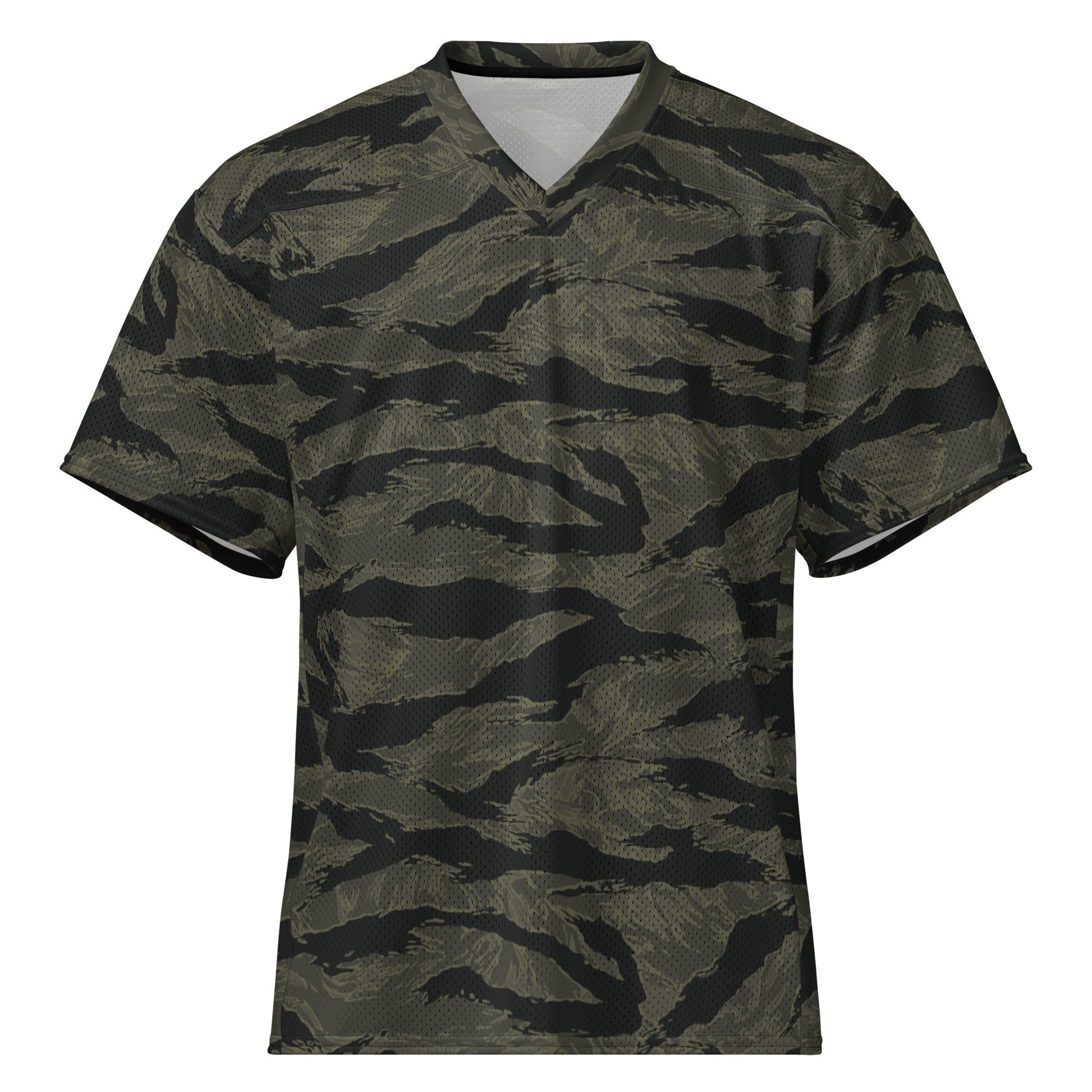 American Tiger Stripe Highland Triple Canopy CAMO football jersey - 2XS - Football Jersey