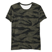 Tiger Stripe Highland Triple Canopy CAMO Mens Athletic T-Shirt - Shirt