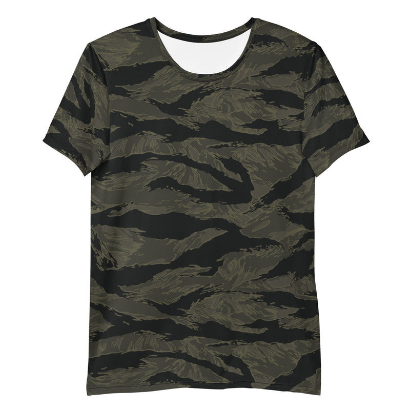 Tiger Stripe Highland Triple Canopy CAMO Mens Athletic T-Shirt - Shirt