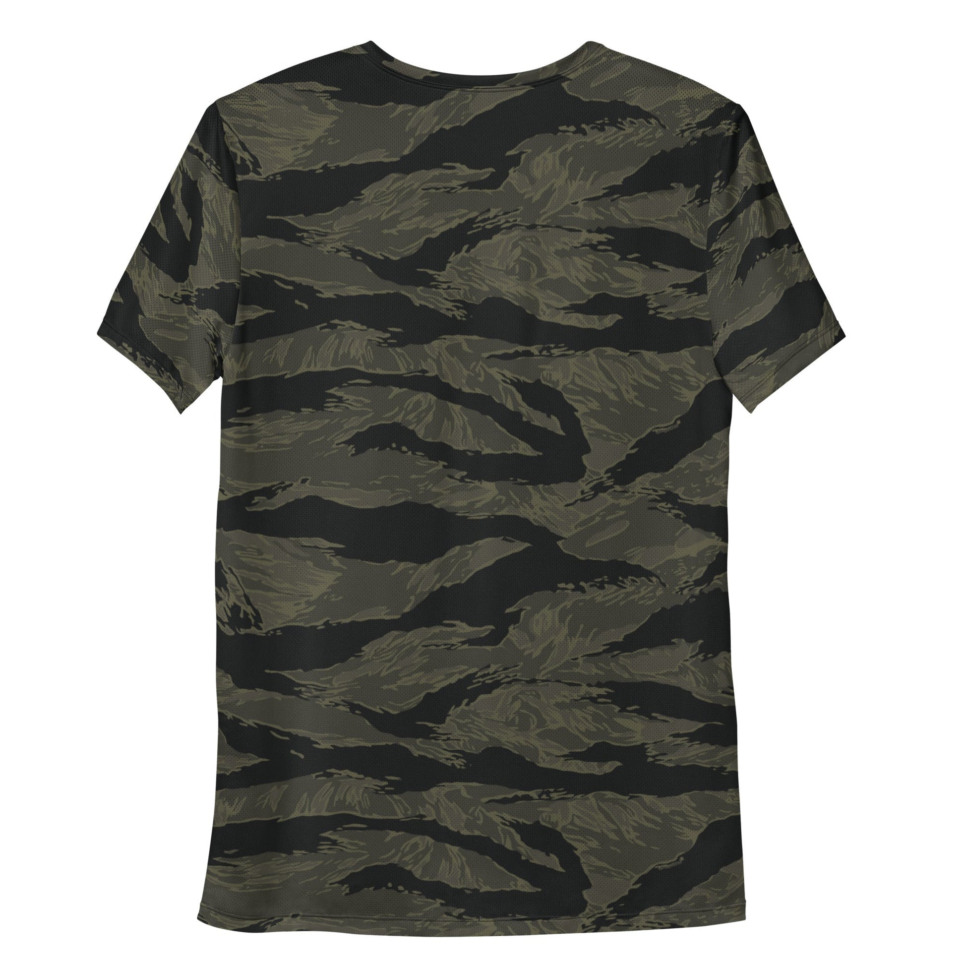 American Tiger Stripe Highland Triple Canopy CAMO Mens Athletic T-shirt - T-Shirts