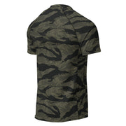 Tiger Stripe Highland Triple Canopy CAMO Mens Short-Sleeve Rash Guard - SS