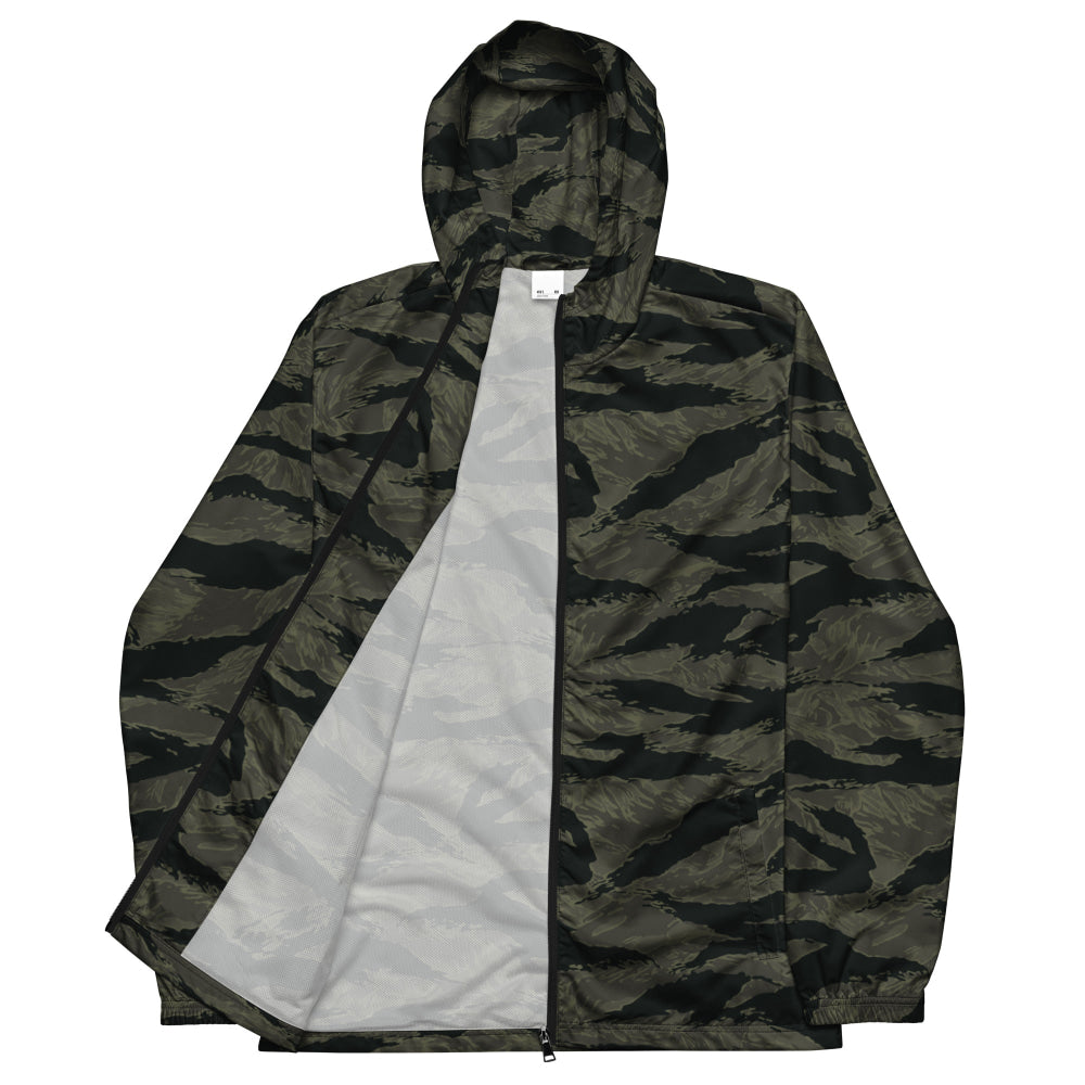 American Tiger Stripe Highland Triple Canopy CAMO Men’s windbreaker - Mens Windbreaker