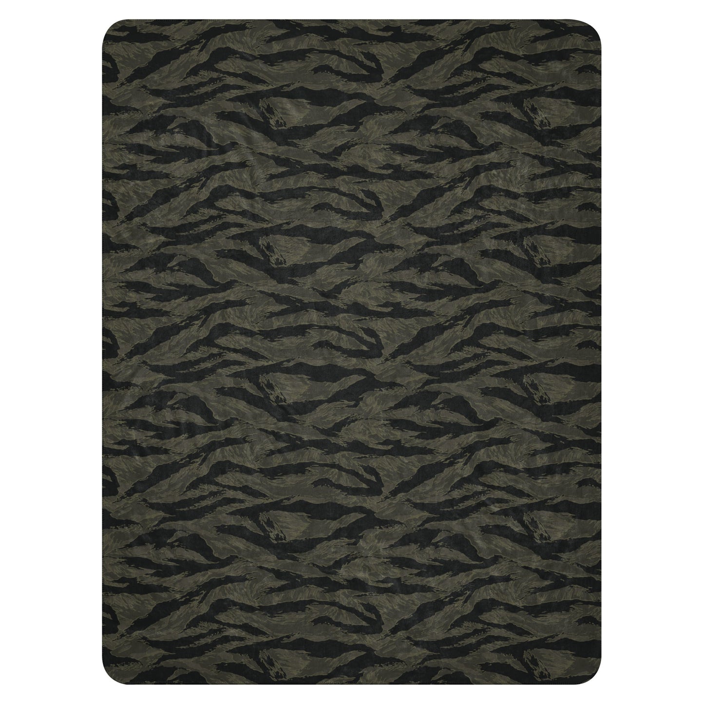 American Tiger Stripe Highland Triple Canopy CAMO Sherpa blanket - Blanket