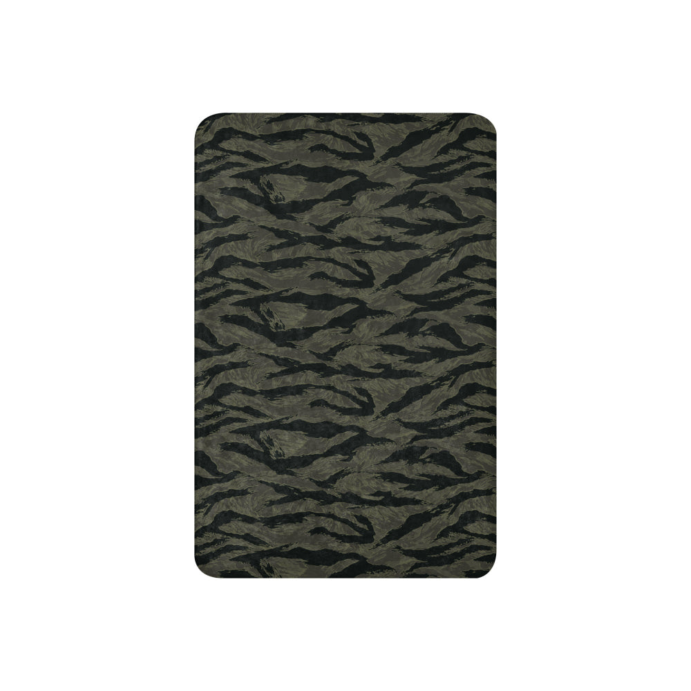 American Tiger Stripe Highland Triple Canopy CAMO Sherpa blanket - Blanket