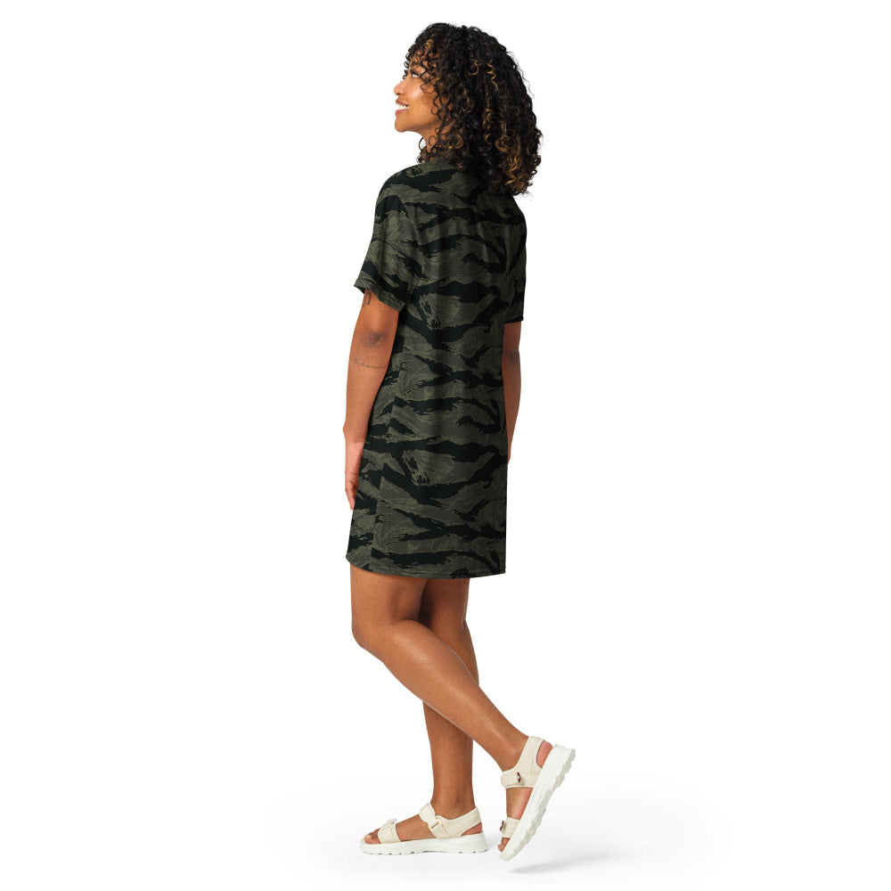 American Tiger Stripe Highland Triple Canopy CAMO T-shirt dress - Womens T-Shirt Dress