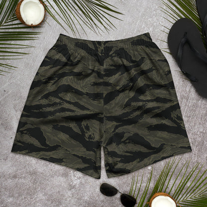 American Tiger Stripe Highland Triple Canopy CAMO Unisex Athletic Long Shorts