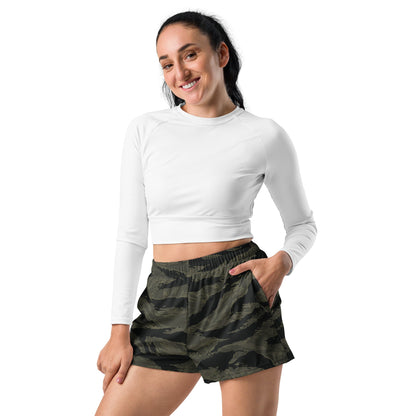 American Tiger Stripe Highland Triple Canopy CAMO Unisex Athletic Shorts
