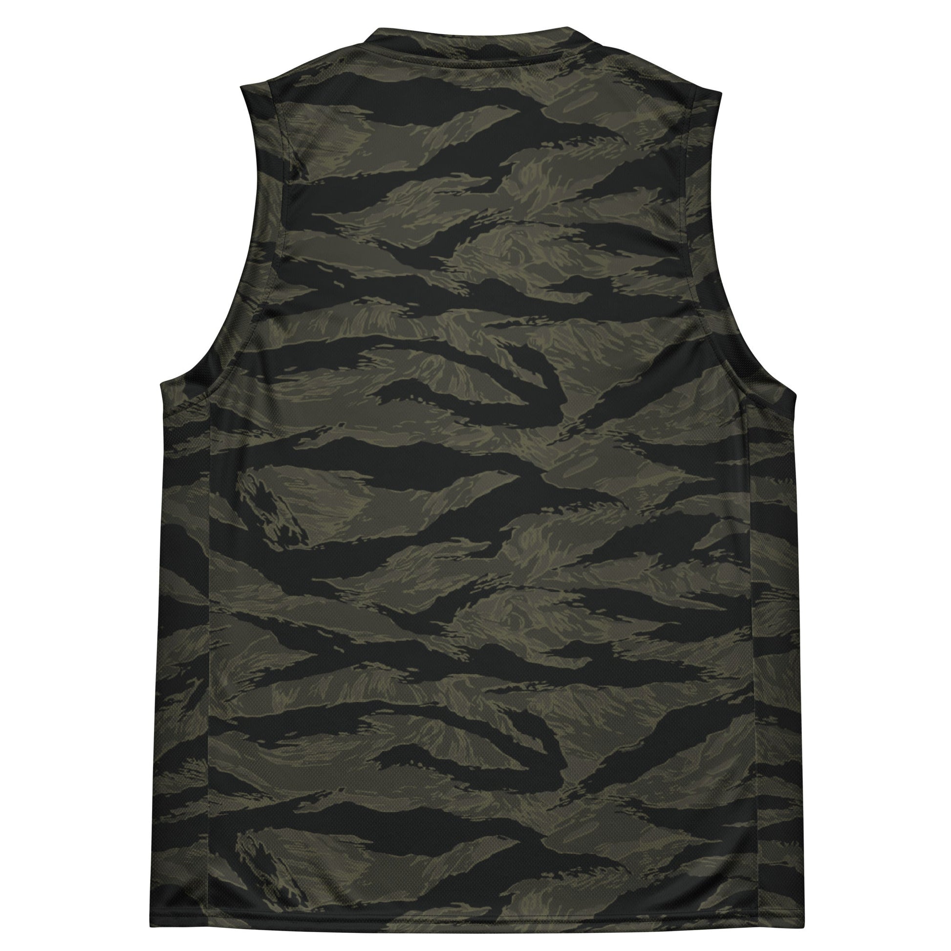 American Tiger Stripe Highland Triple Canopy CAMO Unisex Basketball Jersey