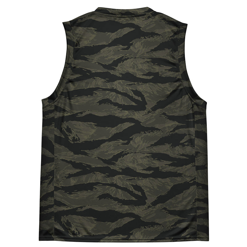 Tiger Stripe Highland Triple Canopy CAMO Unisex Basketball Jersey