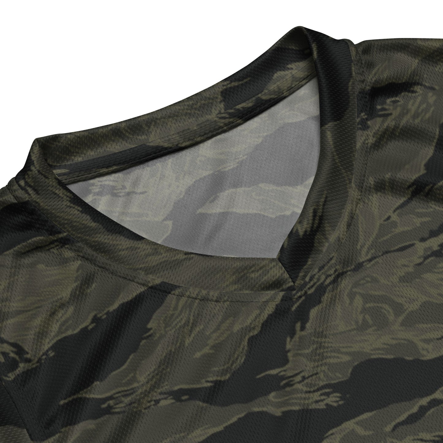 American Tiger Stripe Highland Triple Canopy CAMO Unisex Basketball Jersey