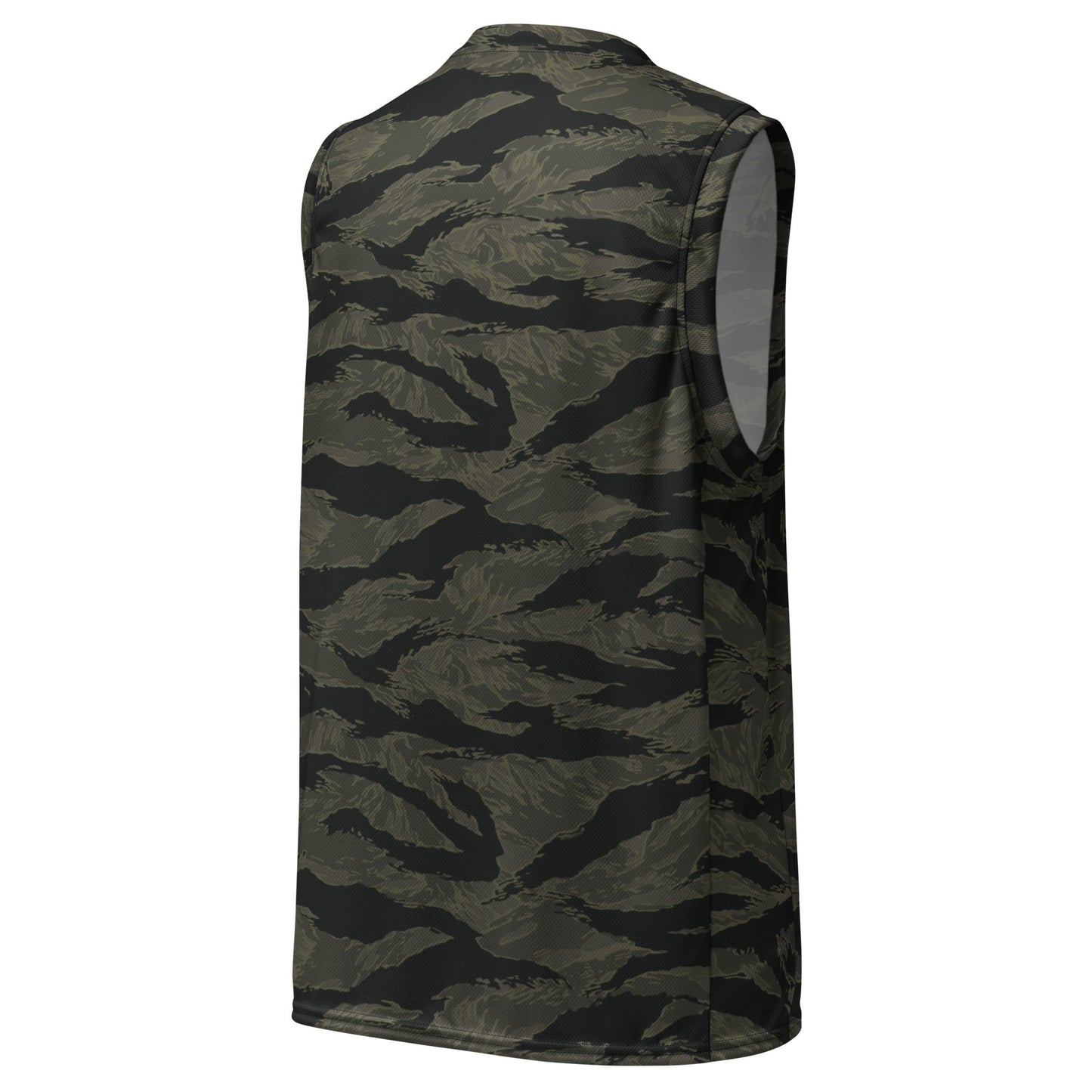 American Tiger Stripe Highland Triple Canopy CAMO Unisex Basketball Jersey