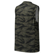 Tiger Stripe Highland Triple Canopy CAMO Unisex Basketball Jersey