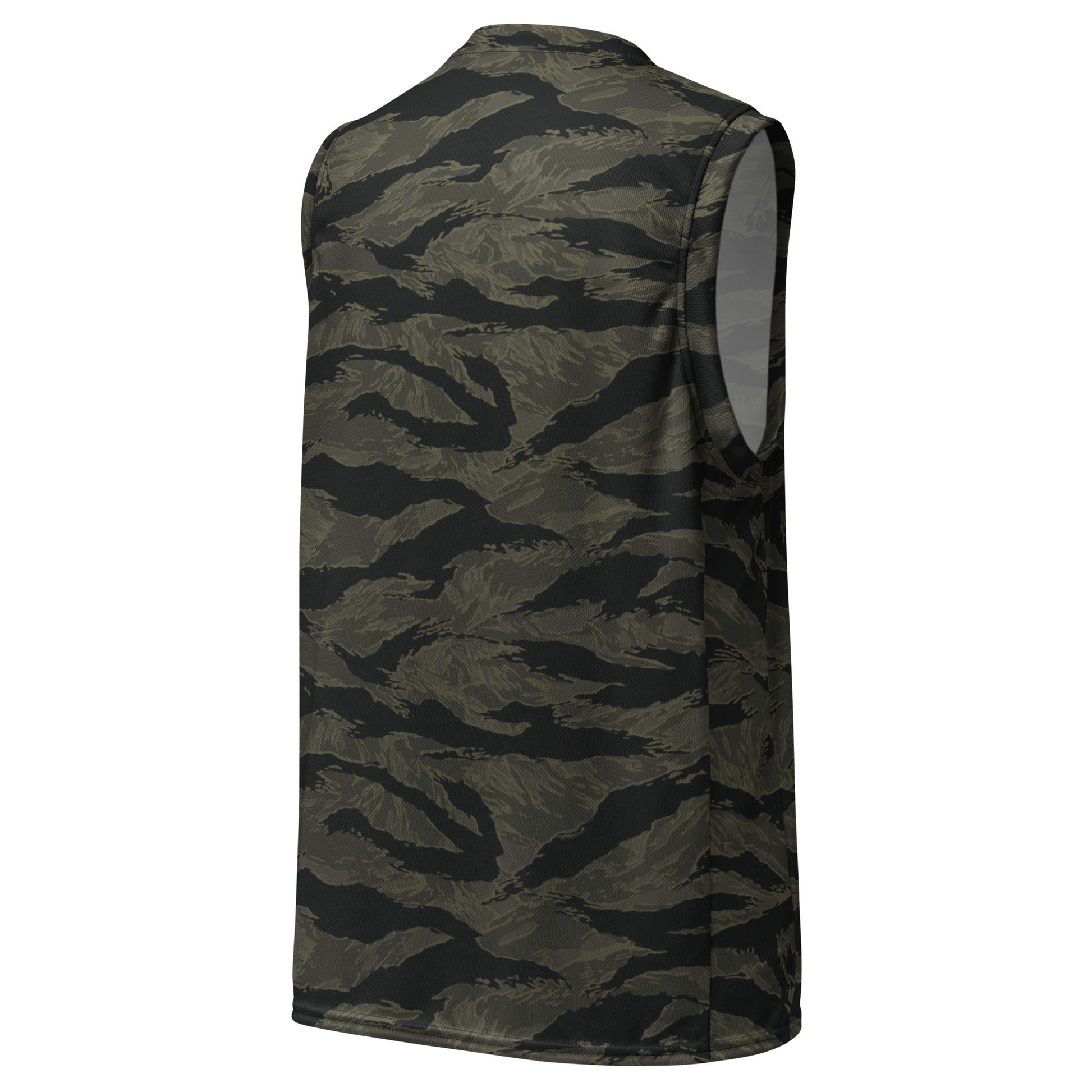 American Tiger Stripe Highland Triple Canopy CAMO Unisex Basketball Jersey