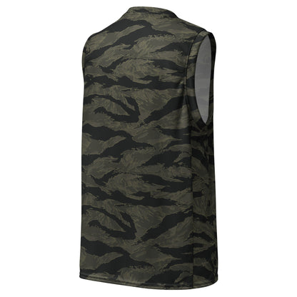 American Tiger Stripe Highland Triple Canopy CAMO Unisex Basketball Jersey