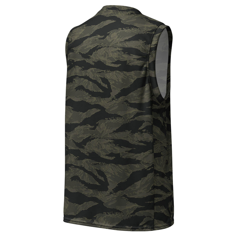 Tiger Stripe Highland Triple Canopy CAMO Unisex Basketball Jersey