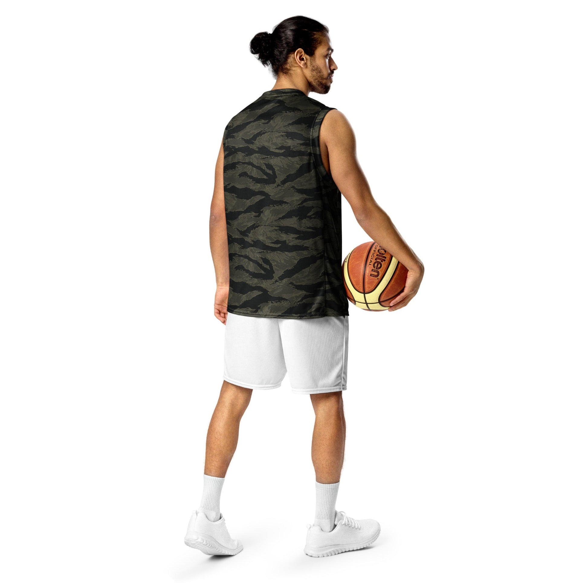 American Tiger Stripe Highland Triple Canopy CAMO Unisex Basketball Jersey