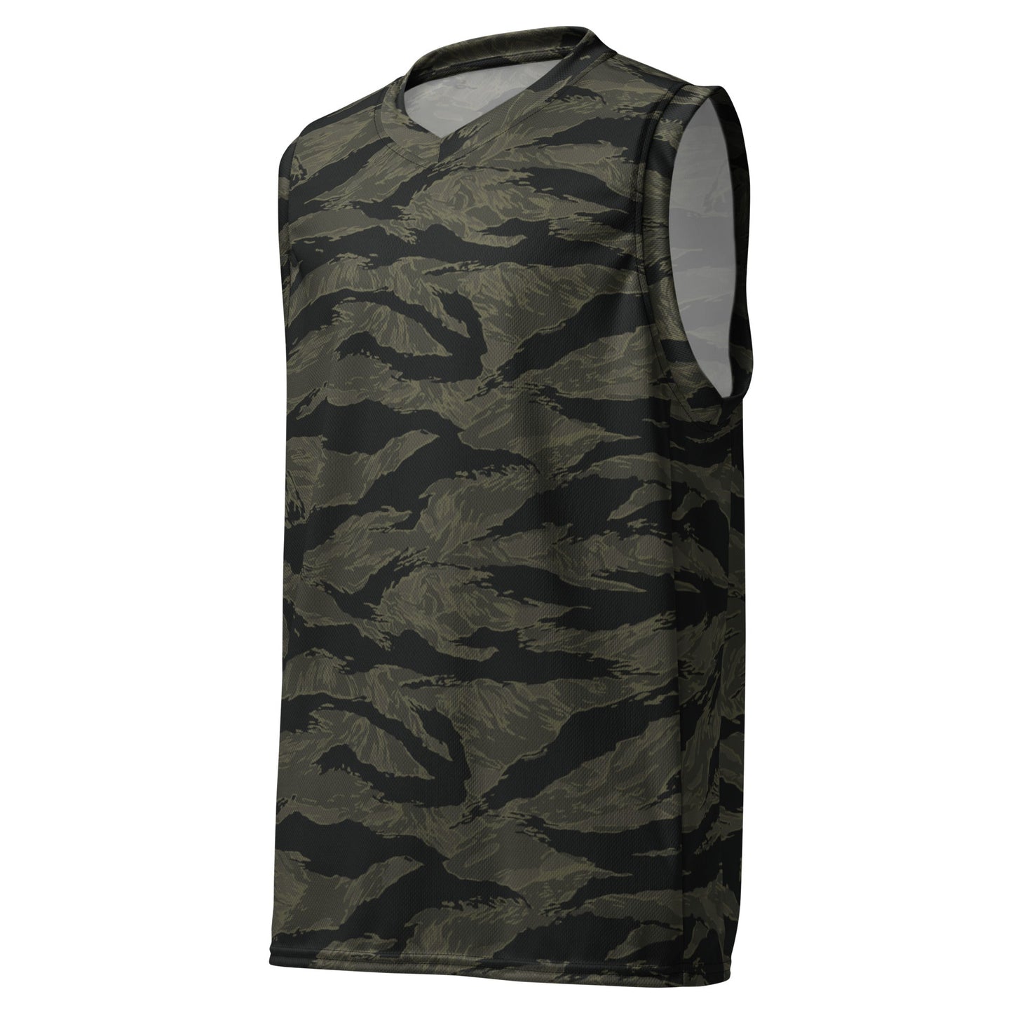 American Tiger Stripe Highland Triple Canopy CAMO Unisex Basketball Jersey
