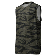 Tiger Stripe Highland Triple Canopy CAMO Unisex Basketball Jersey