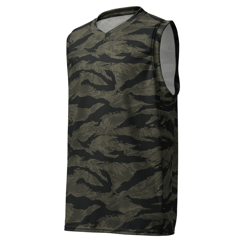 Tiger Stripe Highland Triple Canopy CAMO Unisex Basketball Jersey
