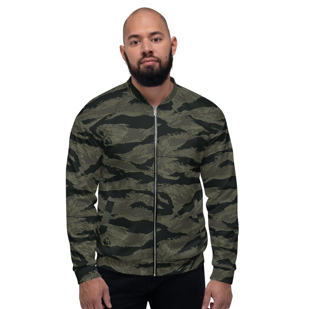 American Tiger Stripe Highland Triple Canopy CAMO Unisex Bomber Jacket