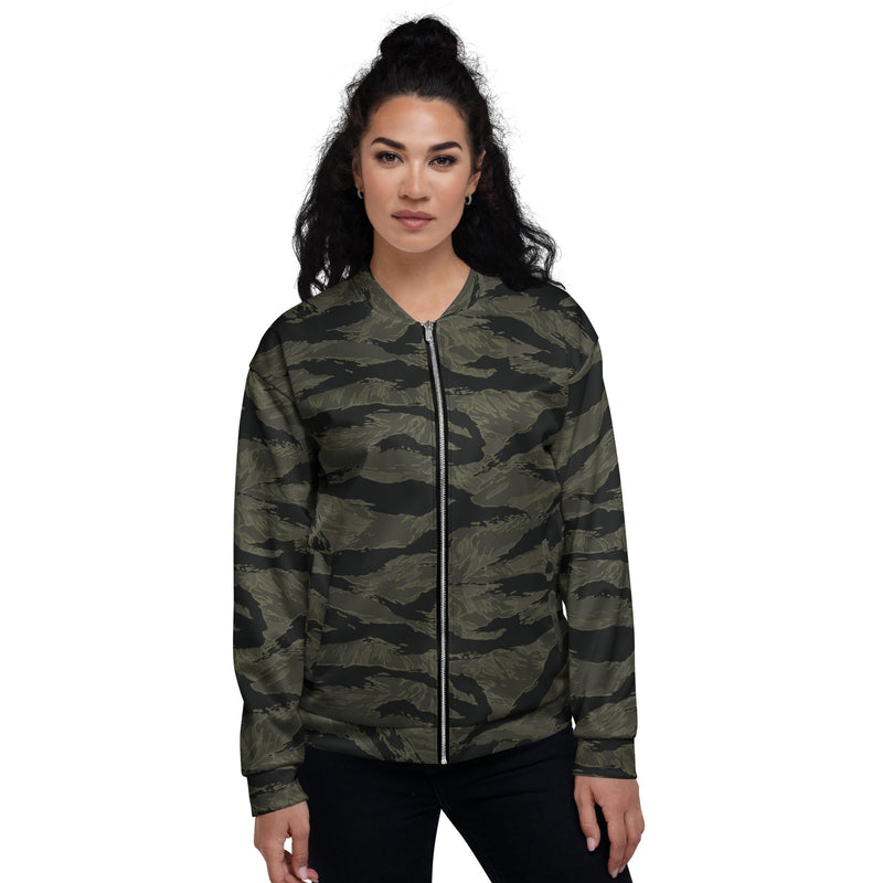 Tiger Stripe Highland Triple Canopy CAMO Unisex Bomber Jacket