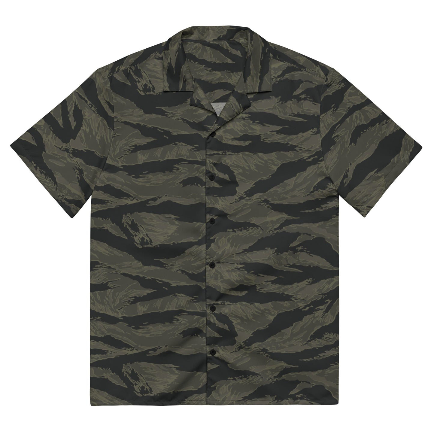 American Tiger Stripe Highland Triple Canopy CAMO Unisex button shirt - 2XS - Button Shirts