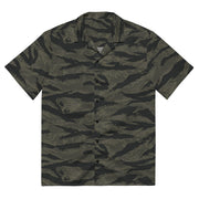 Tiger Stripe Highland Triple Canopy CAMO Unisex Short-Sleeve Button Shirt - 2XS - Button-Up