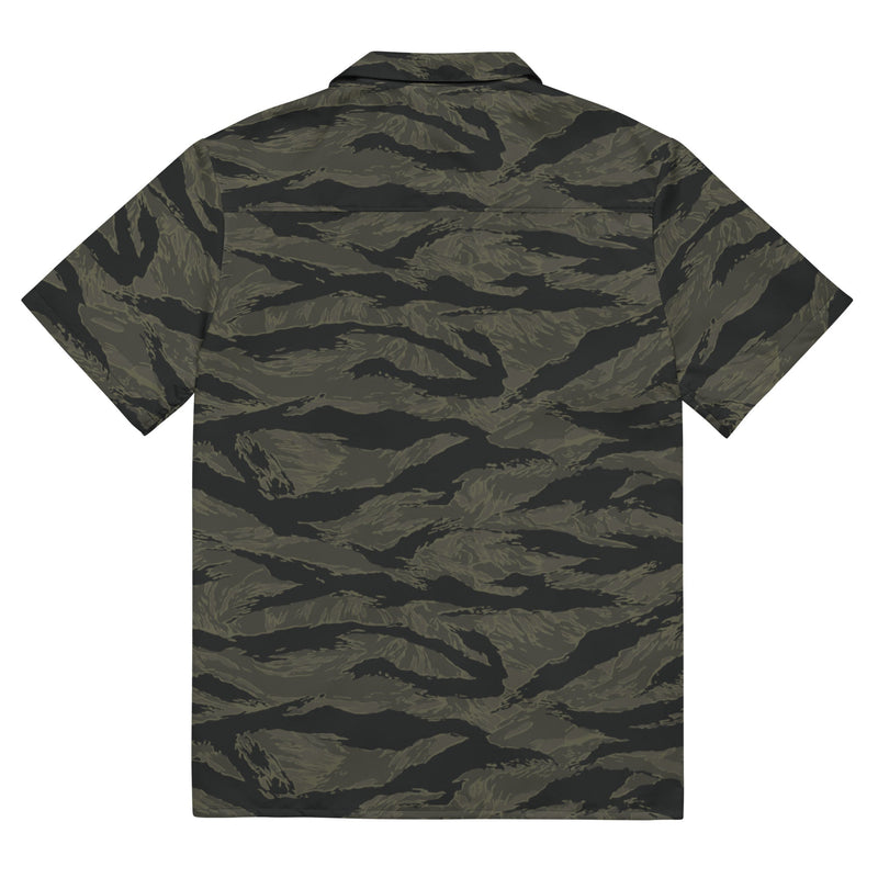 Tiger Stripe Highland Triple Canopy CAMO Unisex Short-Sleeve Button Shirt - Button-Up