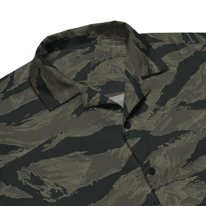 American Tiger Stripe Highland Triple Canopy CAMO Unisex button shirt - Button Shirt