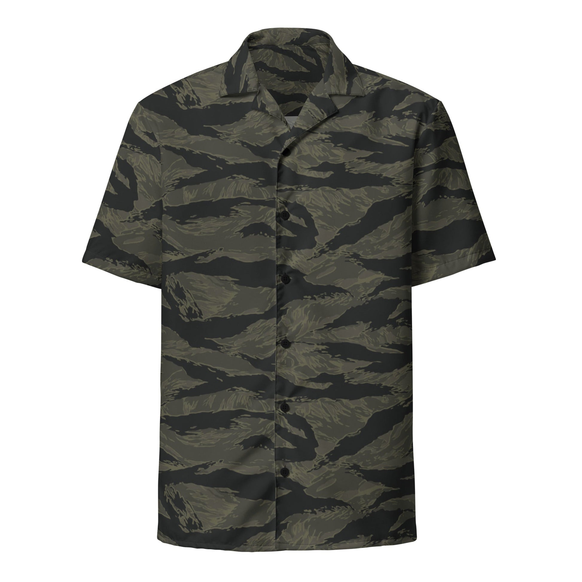 American Tiger Stripe Highland Triple Canopy CAMO Unisex button shirt - Button Shirts
