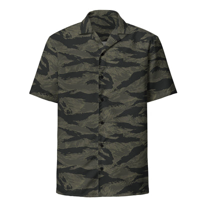 American Tiger Stripe Highland Triple Canopy CAMO Unisex button shirt - Button Shirts