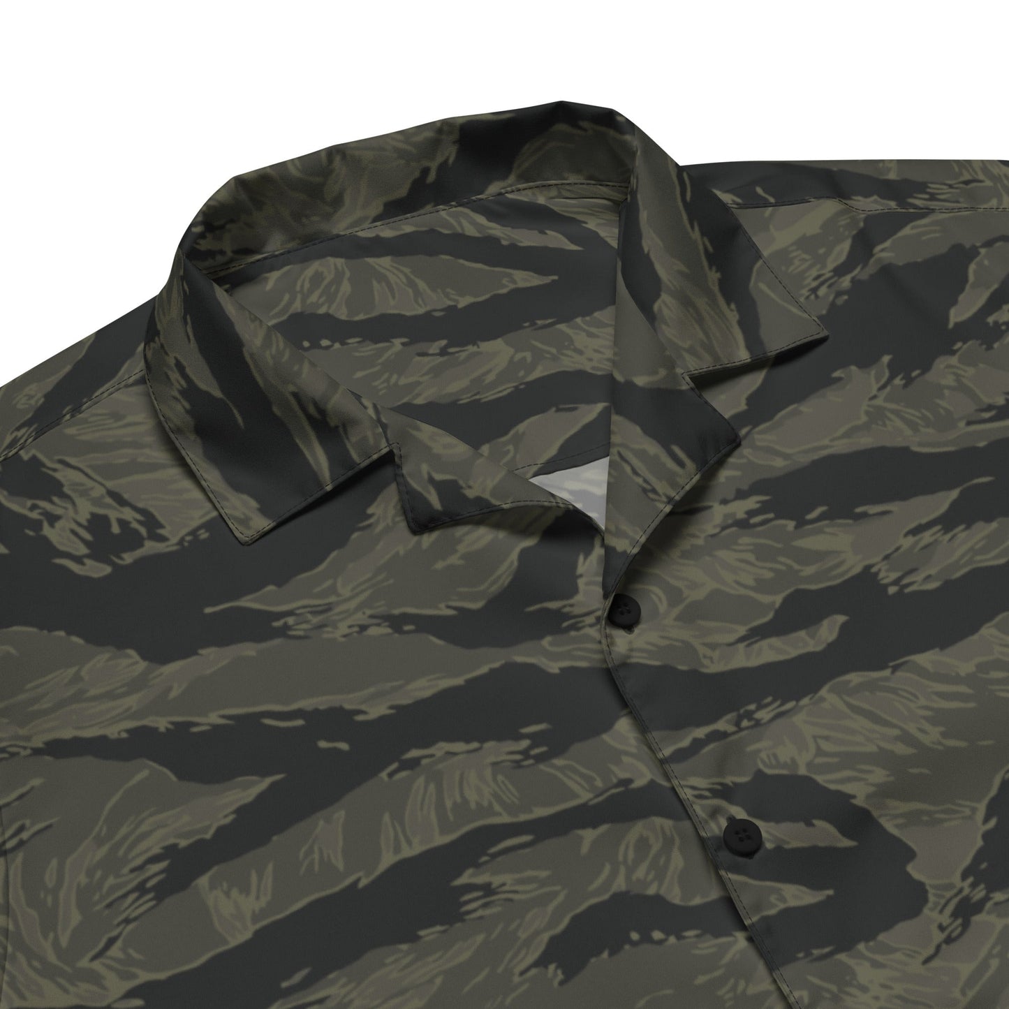 American Tiger Stripe Highland Triple Canopy CAMO Unisex button shirt - Button Shirts