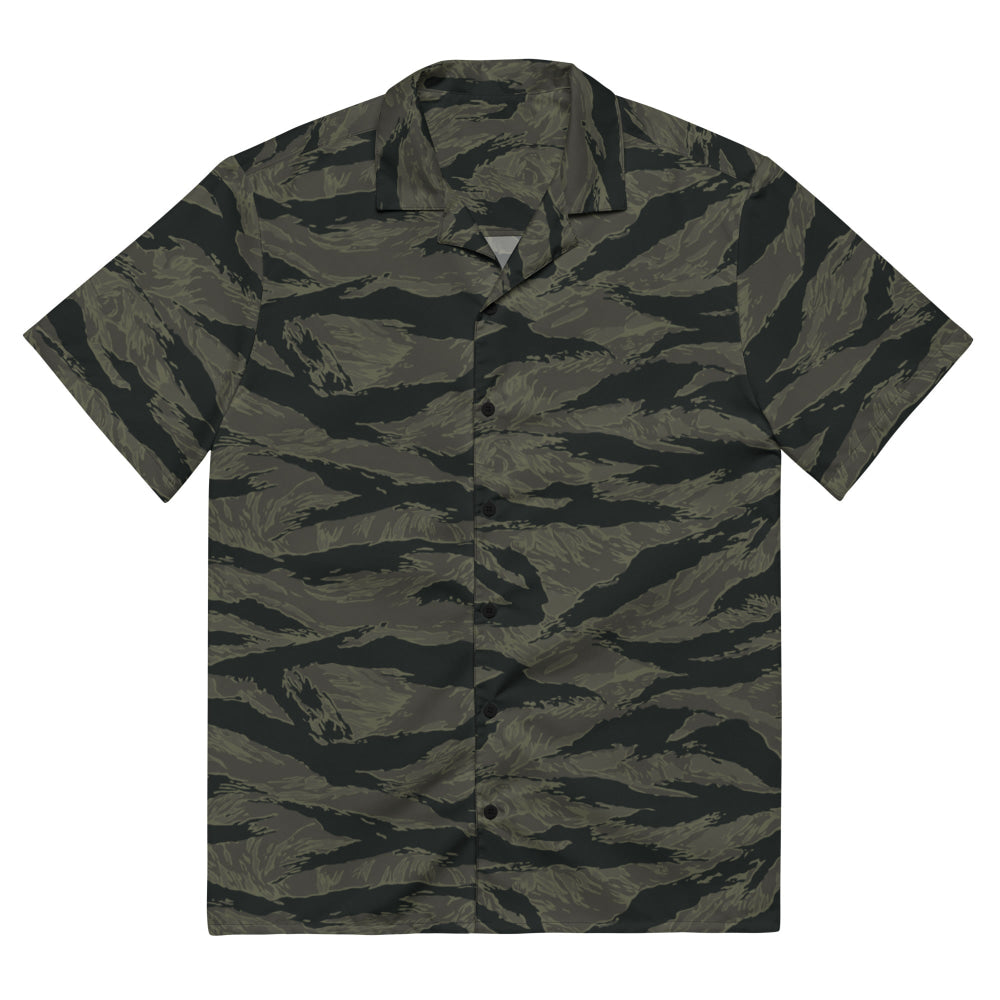 American Tiger Stripe Highland Triple Canopy CAMO Unisex button shirt - 2XS - Button Shirt