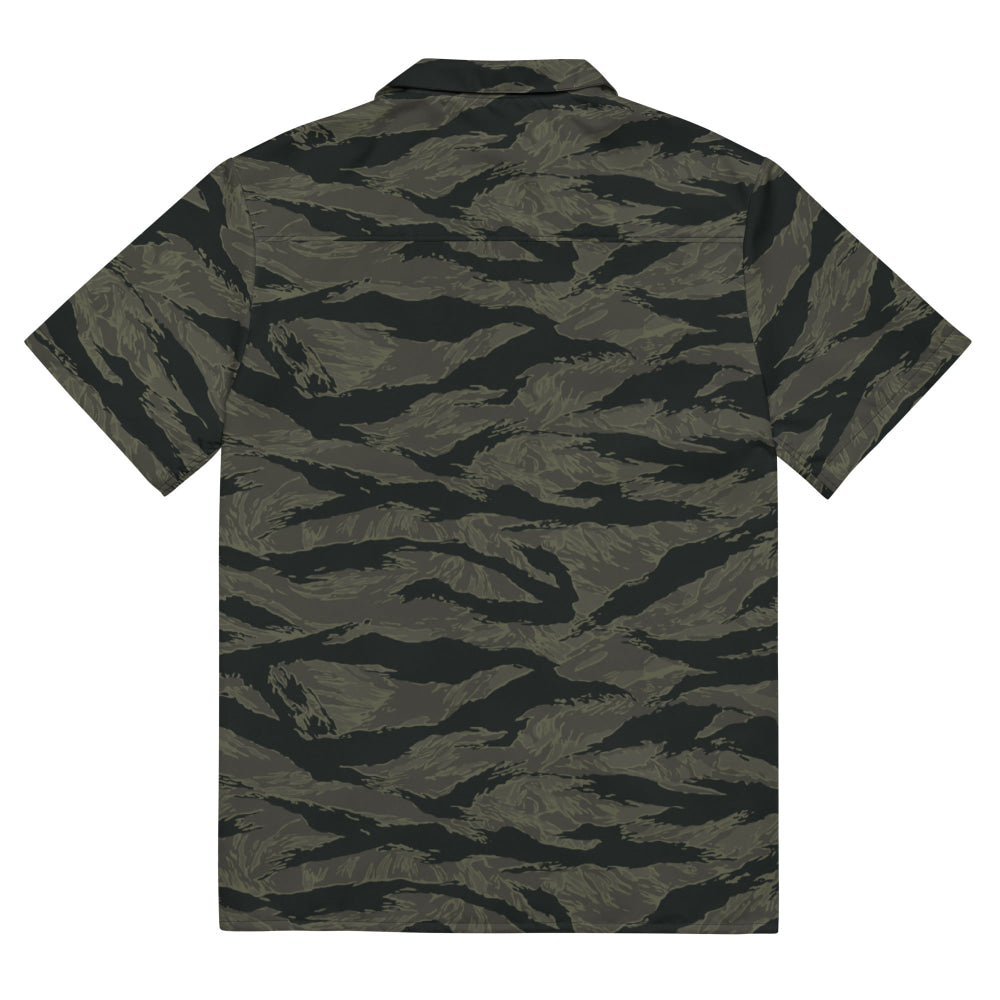 American Tiger Stripe Highland Triple Canopy CAMO Unisex button shirt - Button Shirt