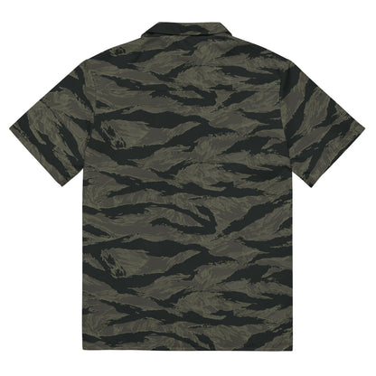 American Tiger Stripe Highland Triple Canopy CAMO Unisex button shirt - Button Shirt