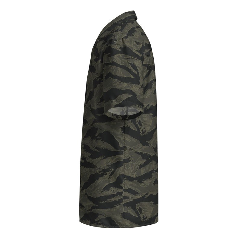 Tiger Stripe Highland Triple Canopy CAMO Unisex Short-Sleeve Button Shirt - Button-Up